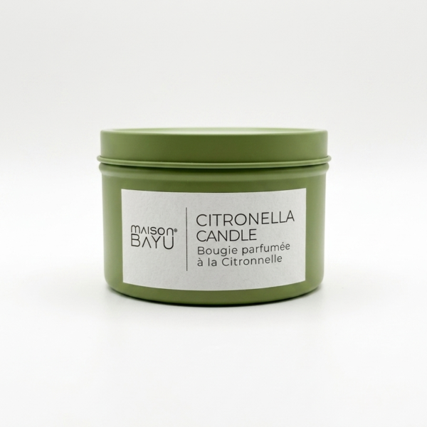 Bougie Anti Moustique Citronnelle Maison Bayu