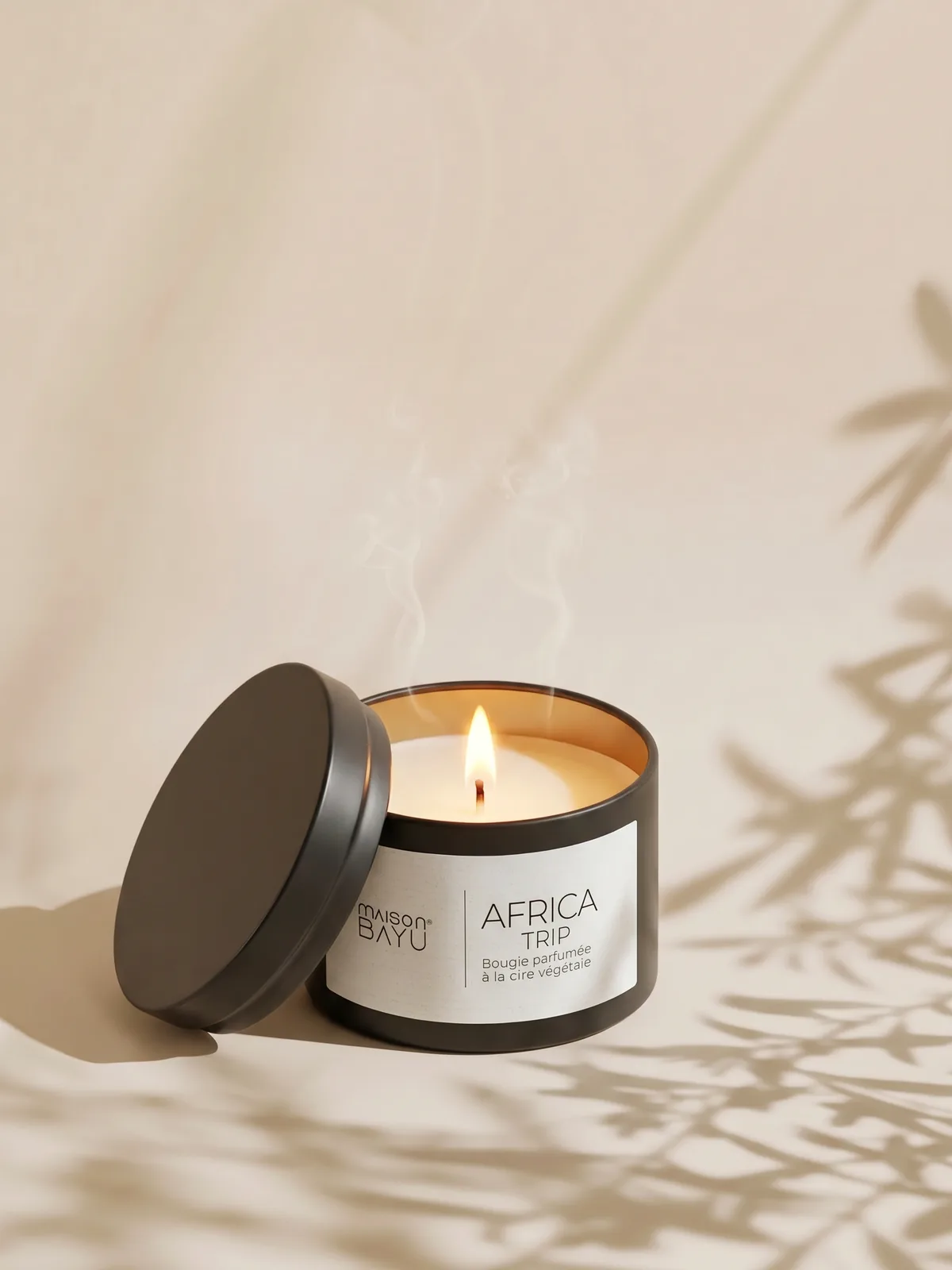 Bougie Africa Trip Boîte Métallique 80g