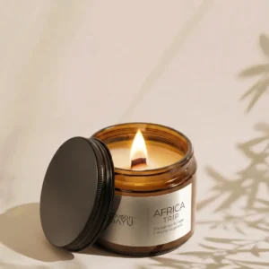 Bougie Africa Trip Pot en Verre 320g