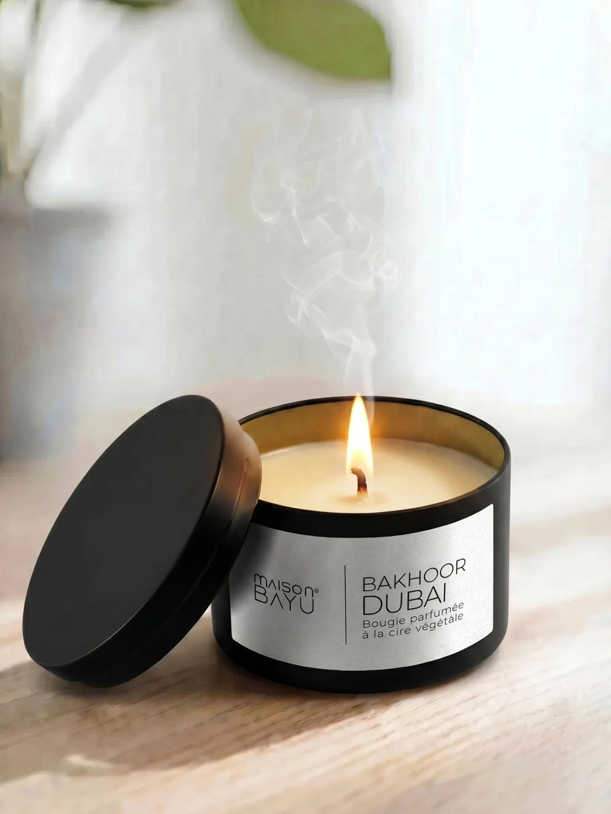 Bougie Bakhoor Dubai Boîte Métallique 160g