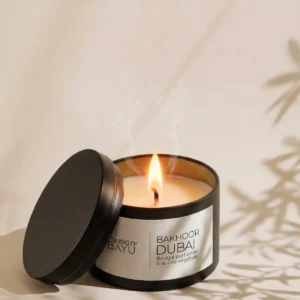 Bougie Bakhoor Dubai Boîte Métallique 80g