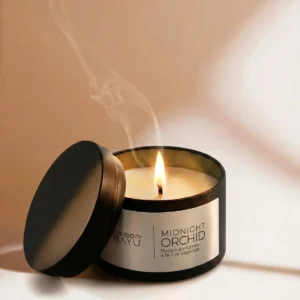 Bougie Midnight Orchid Boîte Métallique 80g