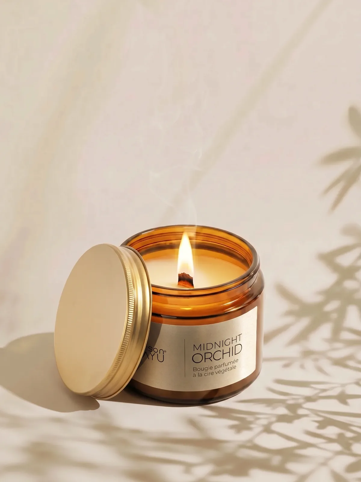 Bougie Midnight Orchid Pot en Verre 320g