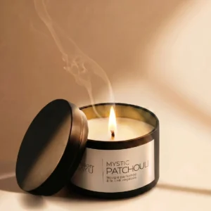 Bougie Mystic Patchouli Boîte Métallique 80g