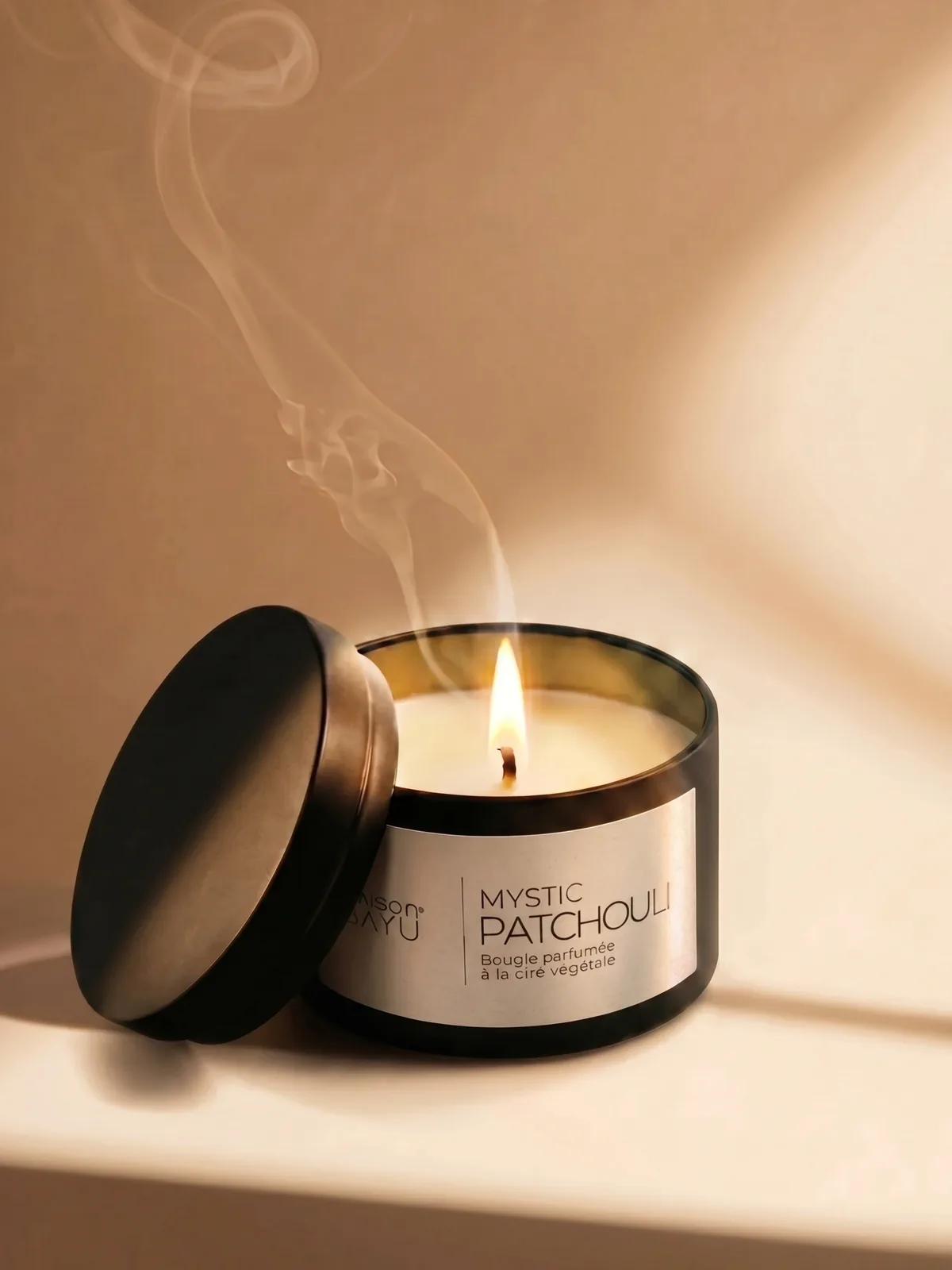 Bougie Mystic Patchouli Boîte Métallique 80g