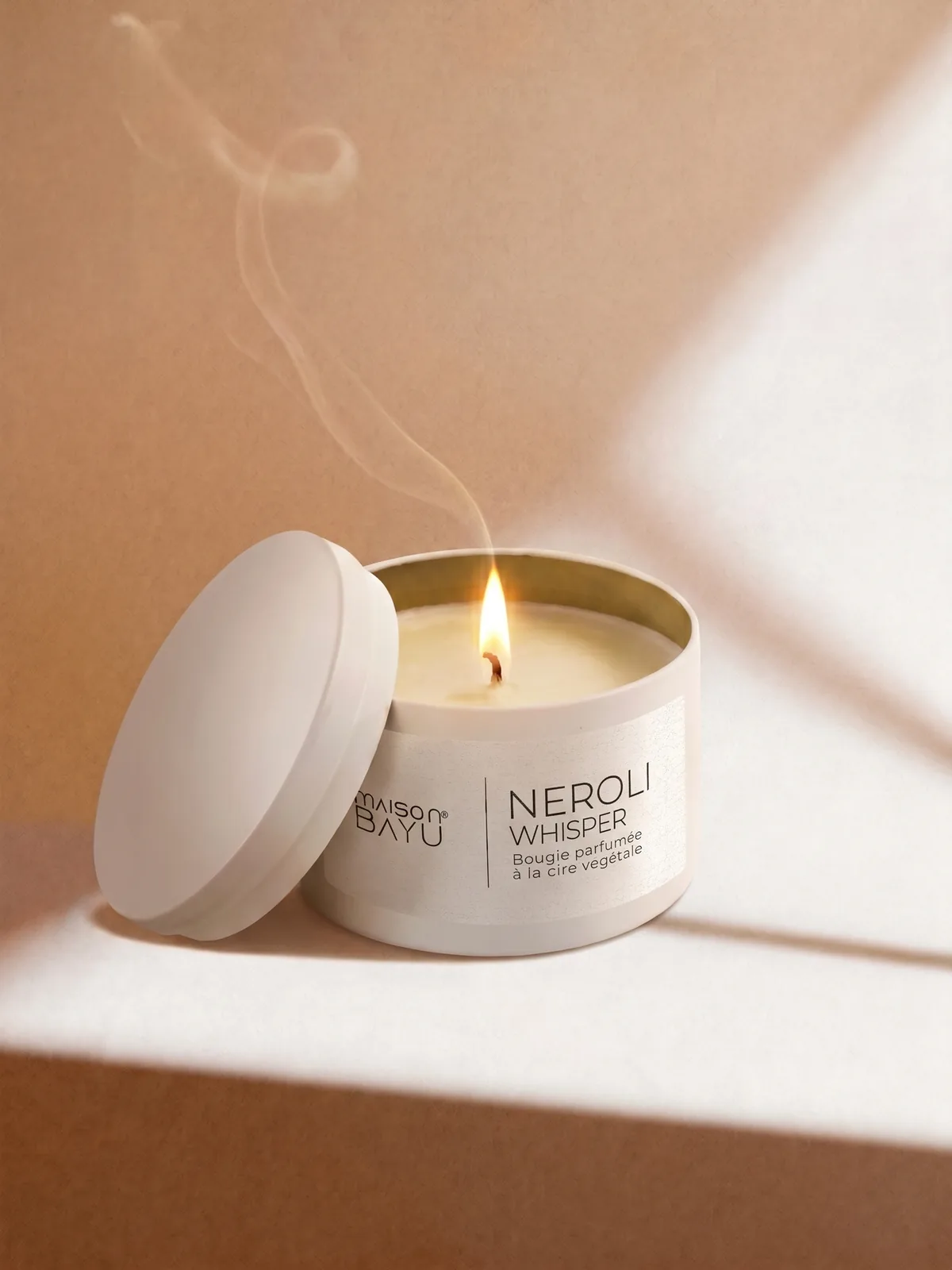 Bougie Neroli Whisper Boîte Métallique 160g