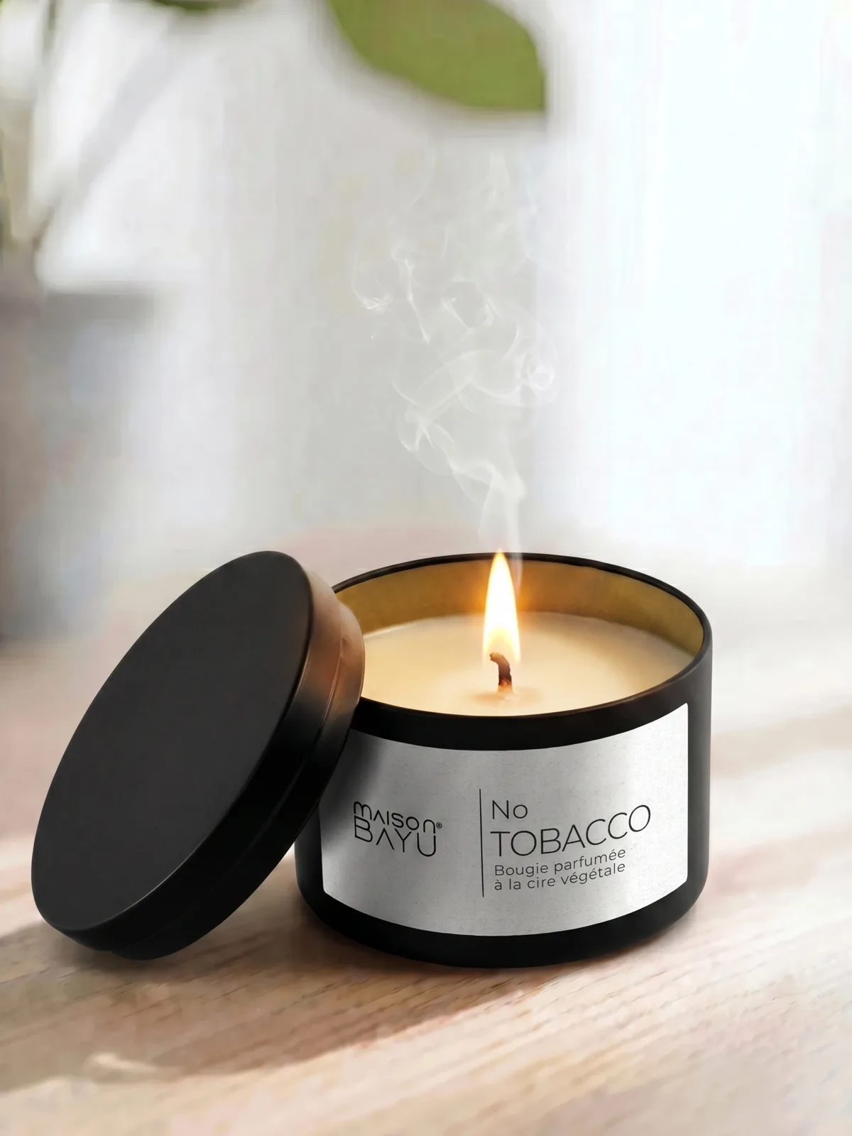Bougie No tobacco Boîte Métallique 160g