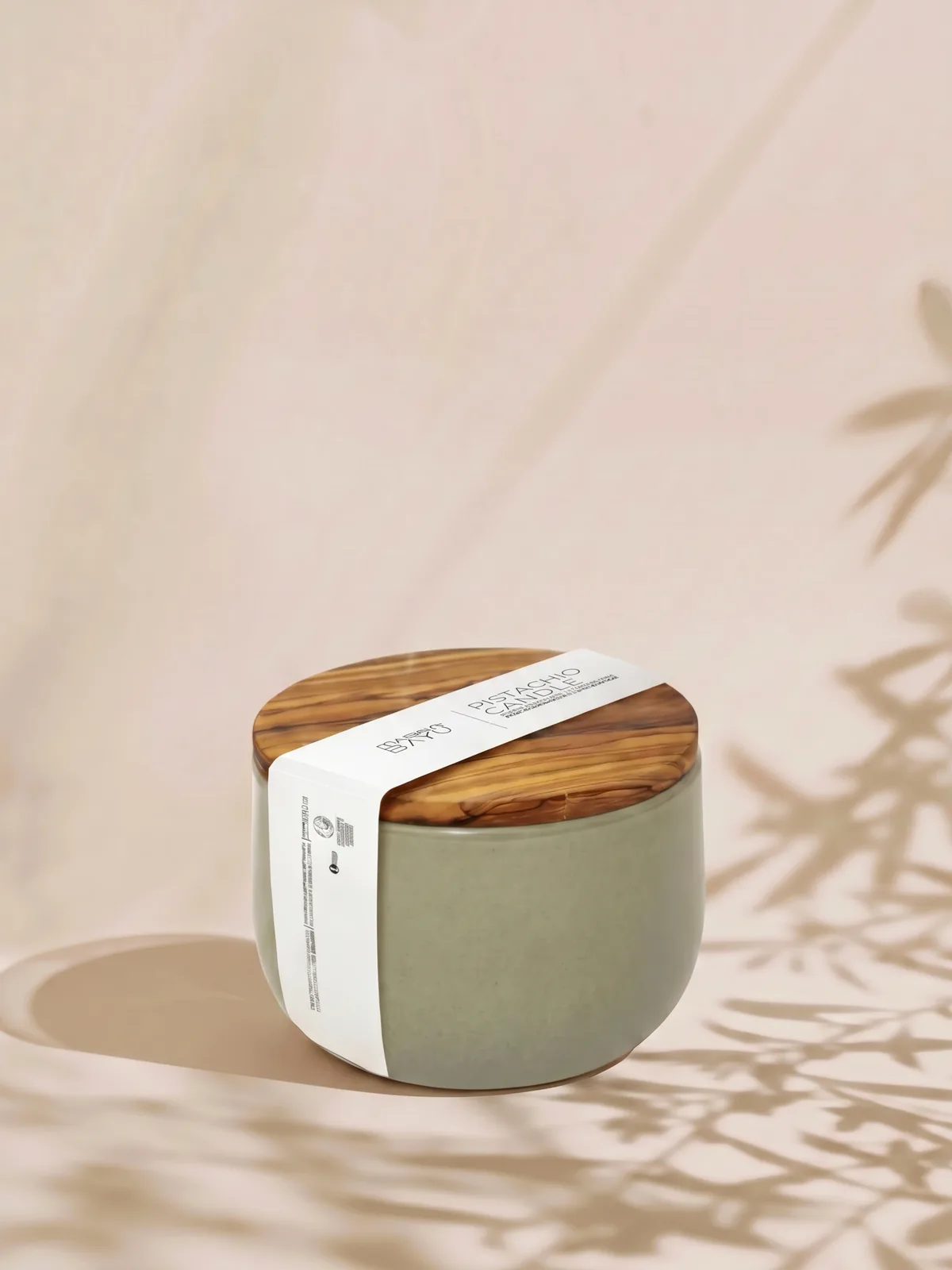 Bougie Pistachio Pot en Céramique 260g