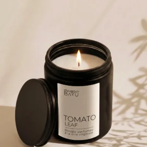 Bougie Tomato Leaf Pot en Verre 180g