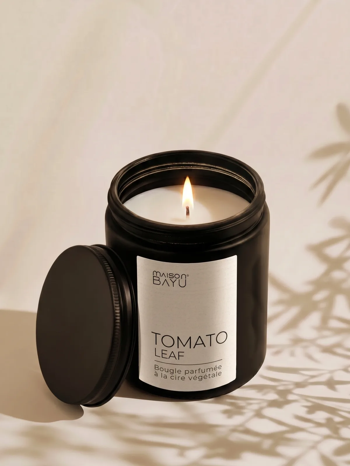 Bougie Tomato Leaf Pot en Verre 180g