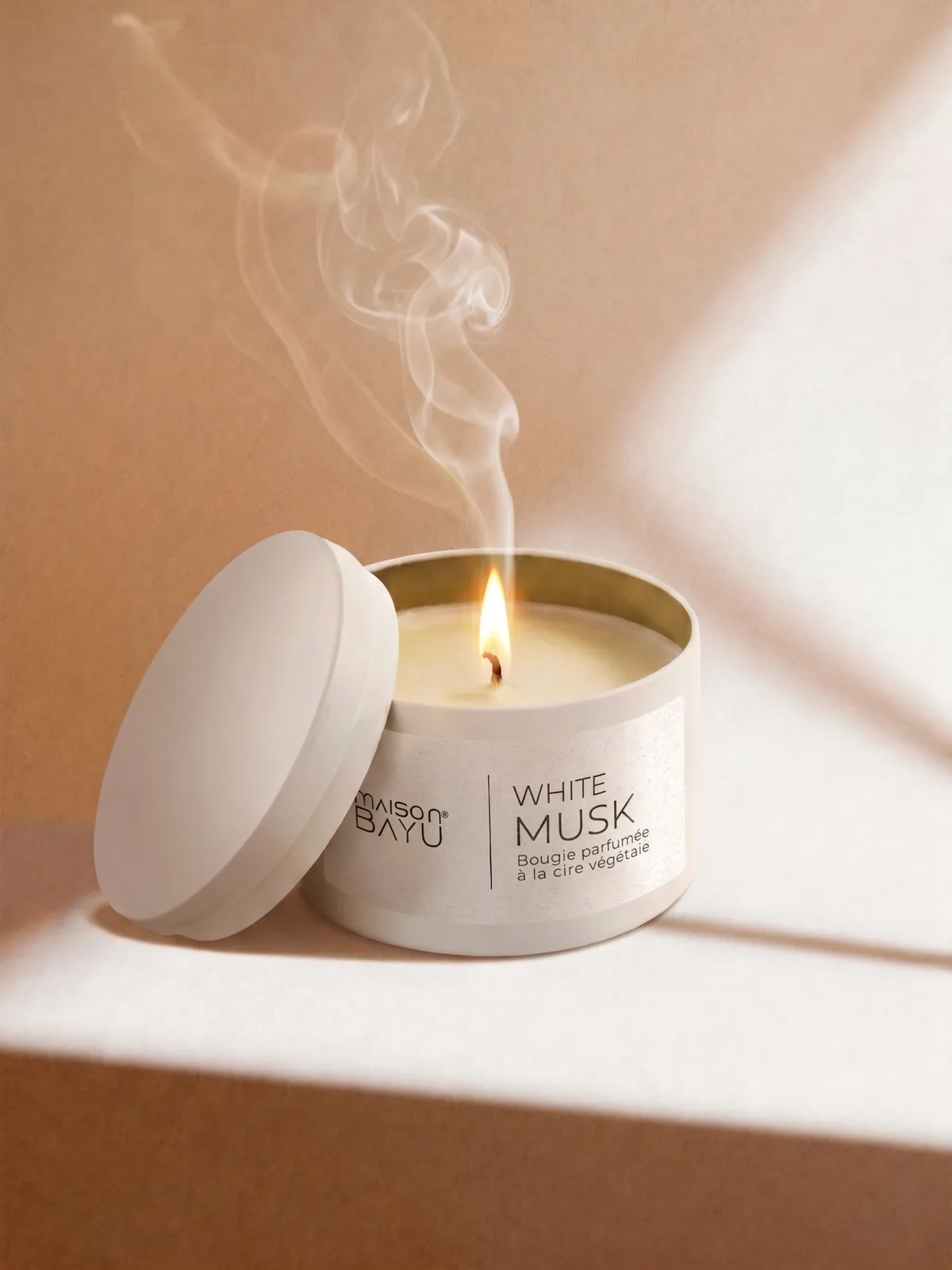 Bougie White Musk Boîte Métallique 160g
