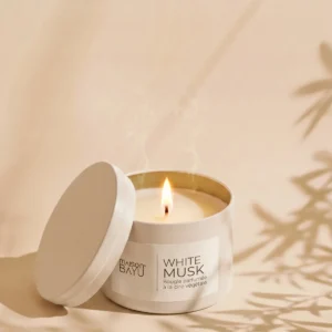 Bougie White Musk Boîte Métallique 80g