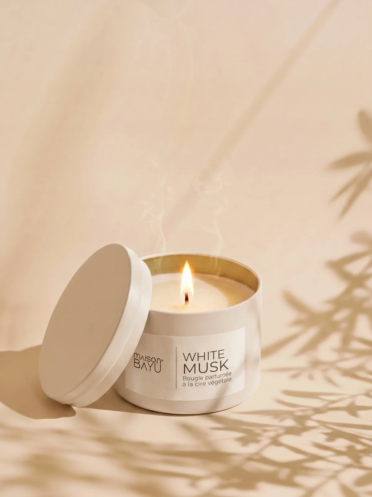 Bougie White Musk Boîte Métallique 80g