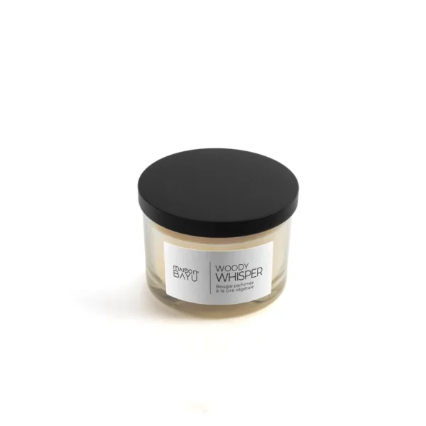 Bougie Woody Whisper Maison Bayu