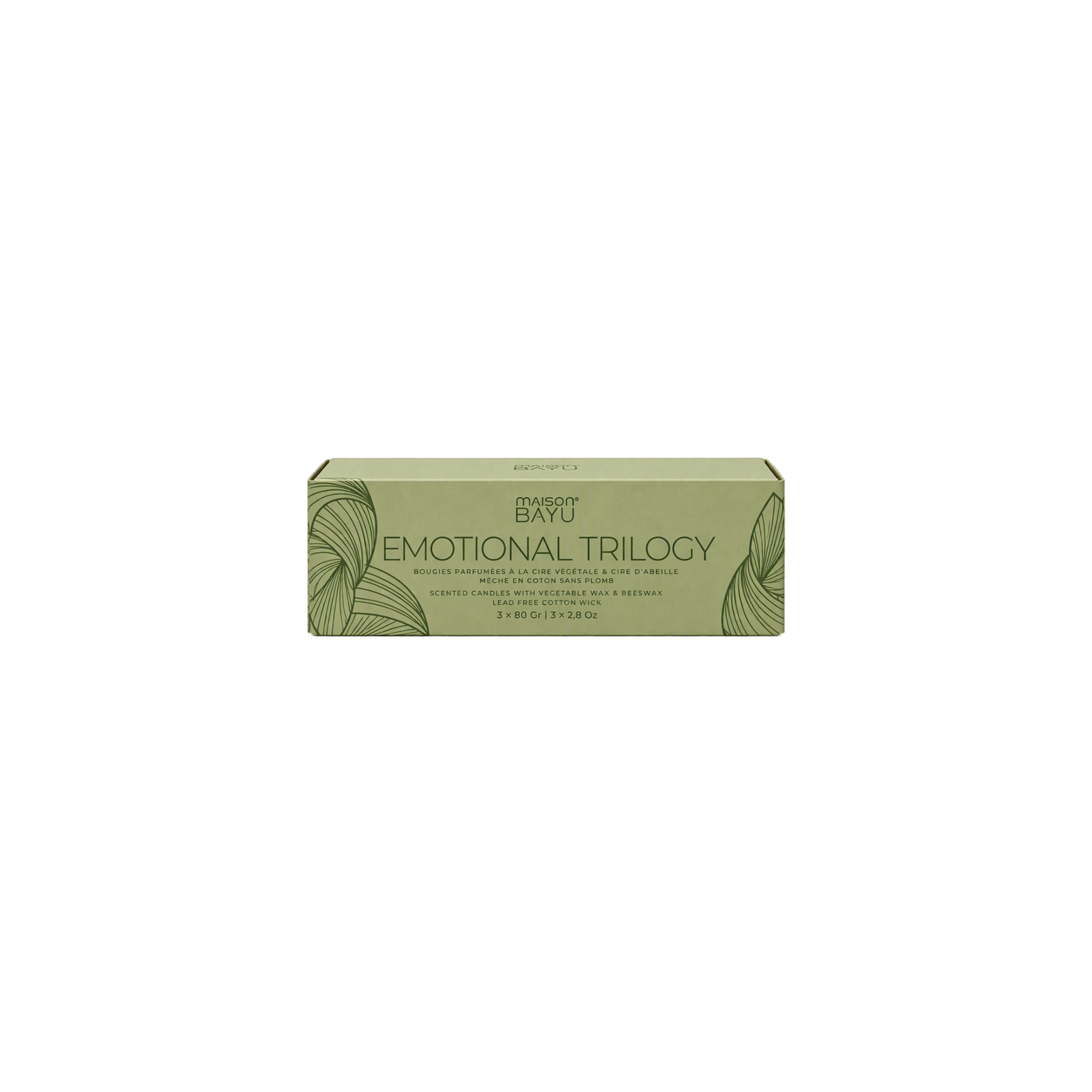 Coffret Trio emotional trilogy – 3×80 g